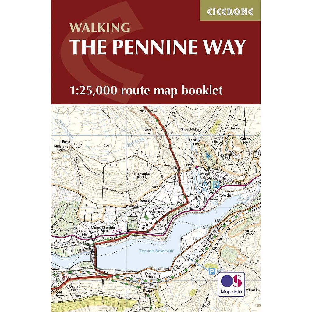 [CP0143] Pennine Way Map Booklet - 1/25