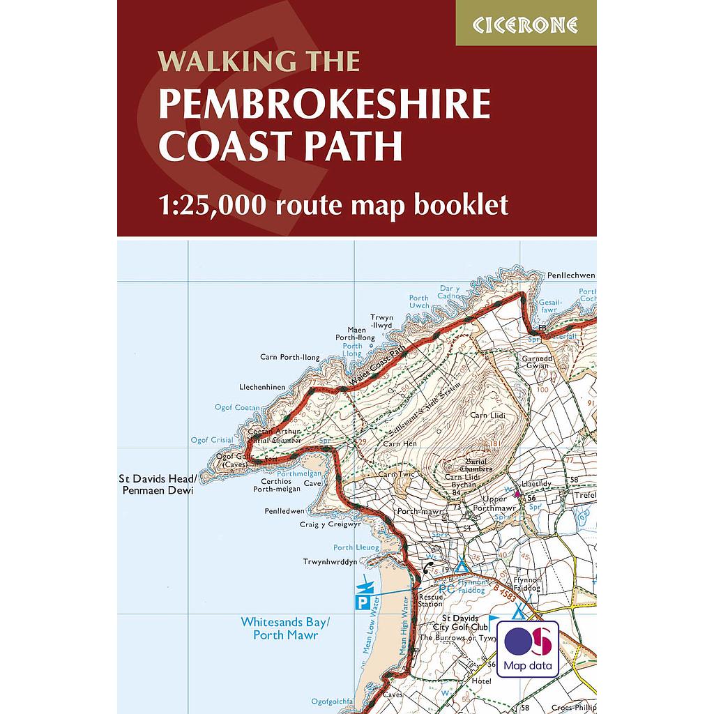 Pembrokeshire Coast Path map booklet - 1/25