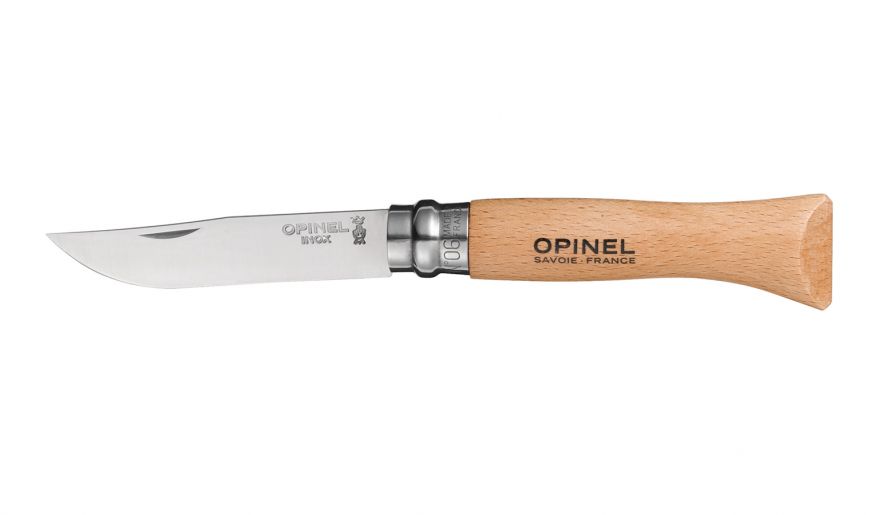 [5118/22-06 165] Zakmes,Opinel,rvs/hout,virobloc 6
