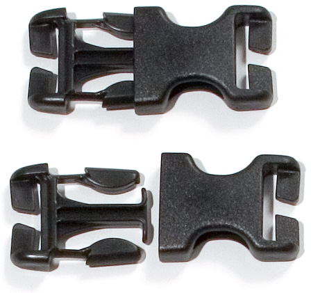 [OE117] Repair Buckle Stealth 25 mm 2 Pieces - E117 Black