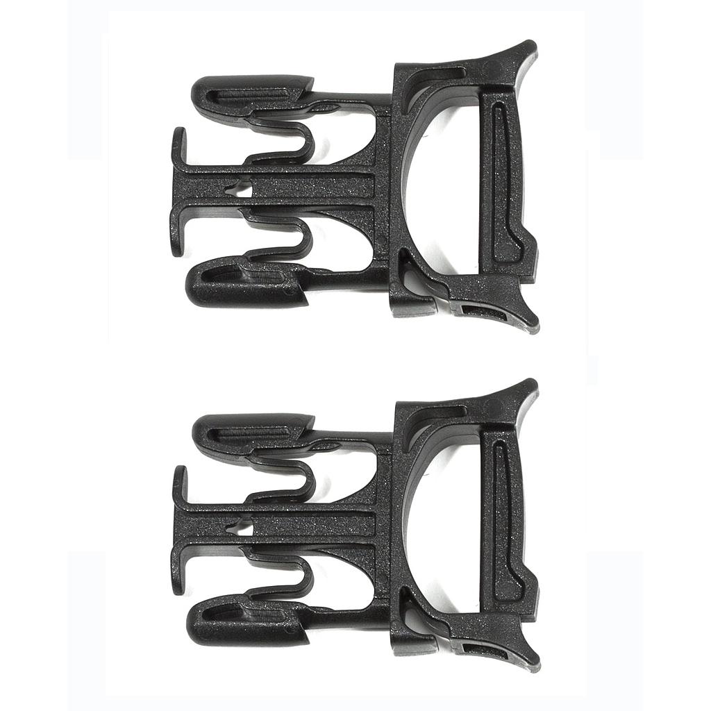 [OE187] Stealth Buckle Repair 25 mm 2 Pieces Black