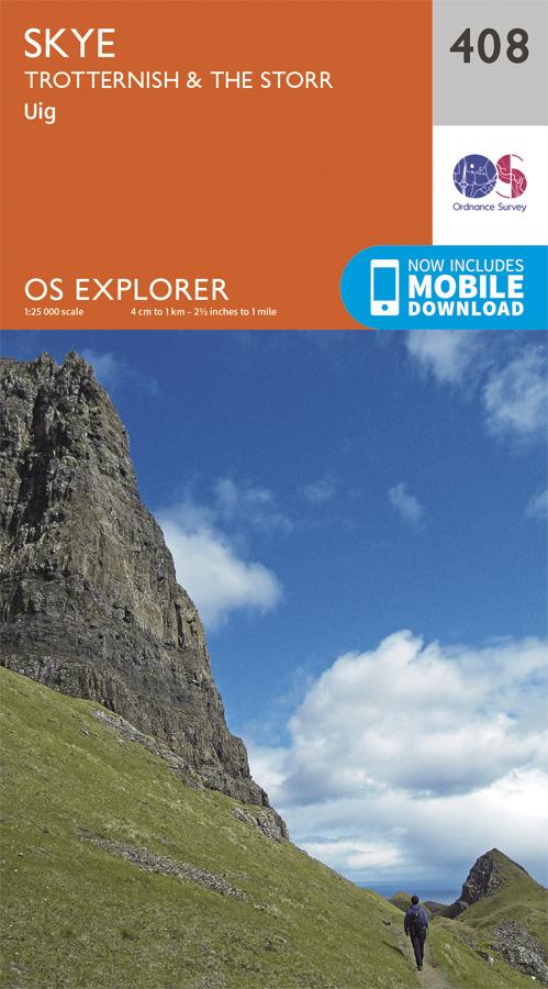 [OS.EXP408] 408 Skye / Trotternish / The Storr