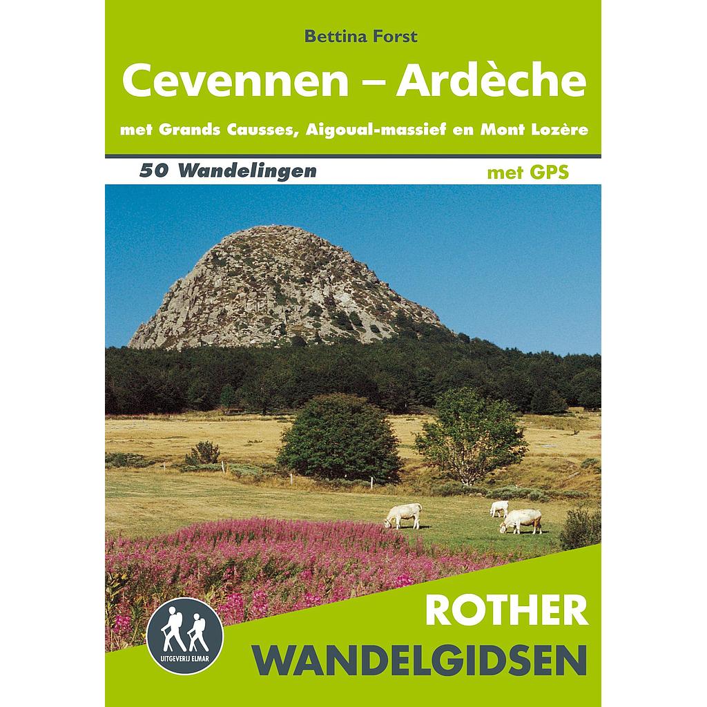 [ROTHN.047] Cevennen - Ardèche wandelgids 50 wandelingen met GPS