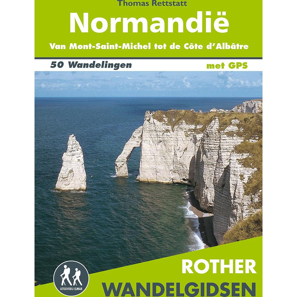 [ROTHN.65] Normandië wandelgids 50 wandelingen met GPS