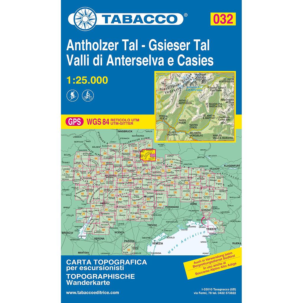 [TAB.032] Valli di Anterselva 032 GPS Casies - 1/25