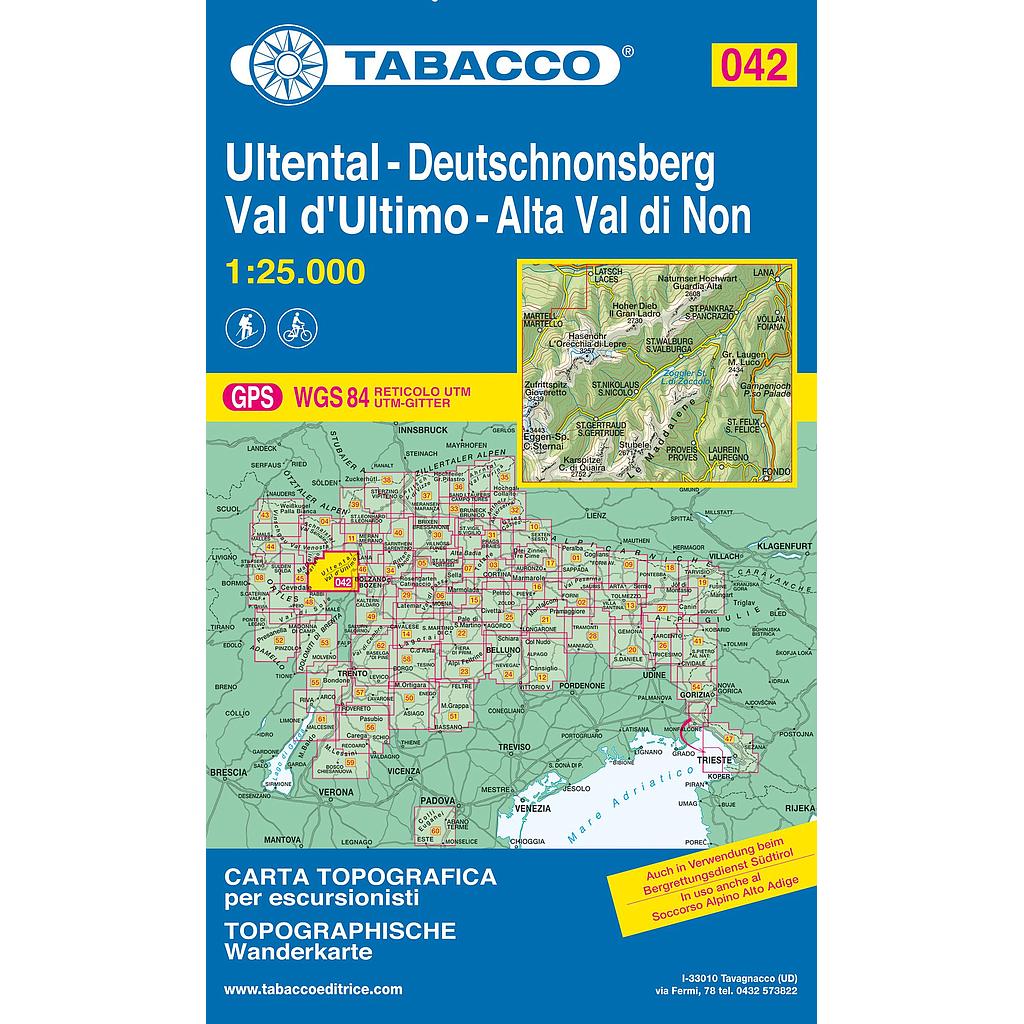 [TAB.042] Val D'ultimo 042 GPS Unteltal - 1/25