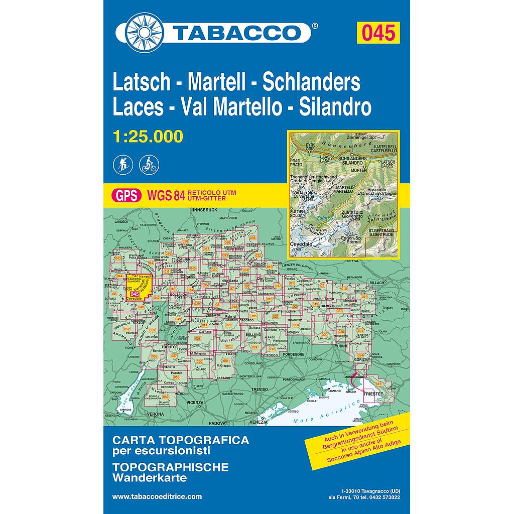 [TAB.045] Val martello 045 GPS Silandro - 1/25