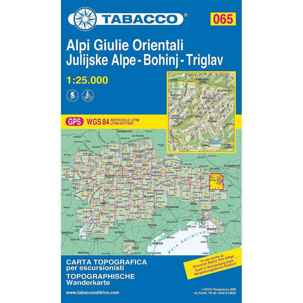 [TAB.065] 065 Alpi Giulie Orientali - Julijske Alpe - Bohinj - Triglav
