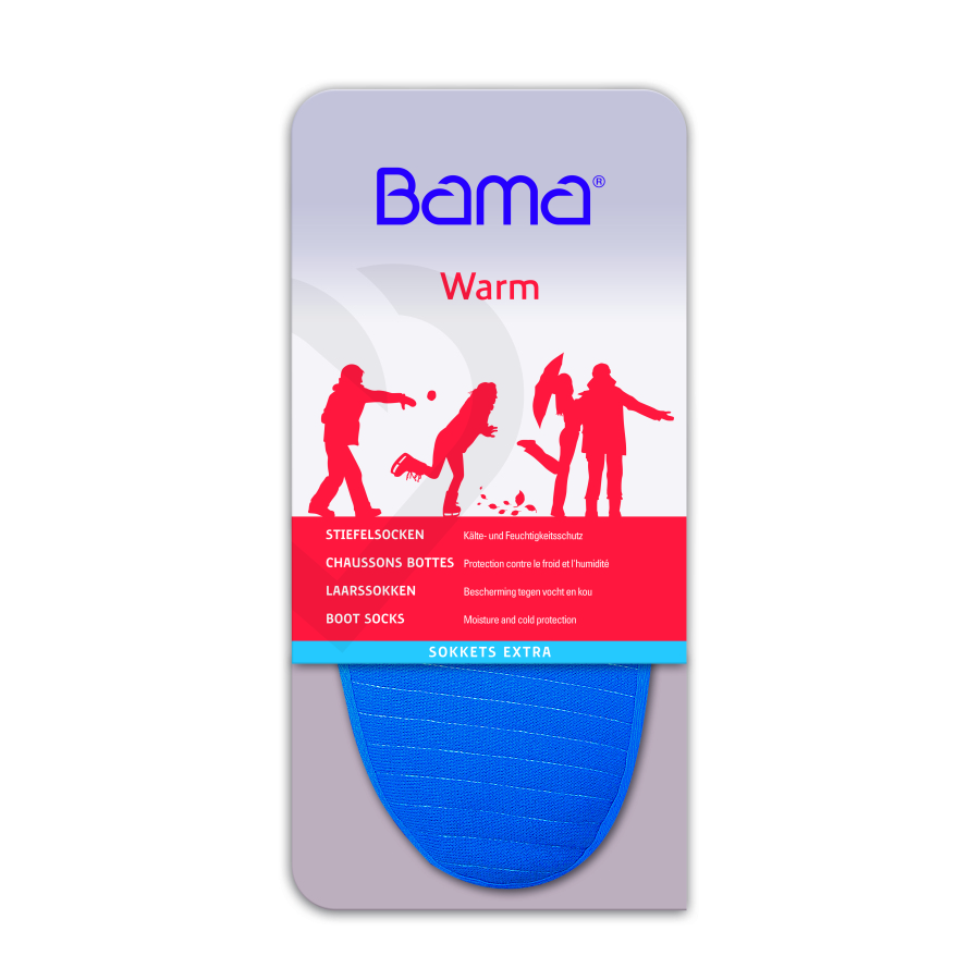 Bama Laarssokken - Extra Warm Blauw