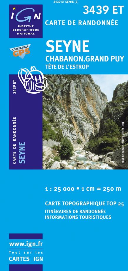 [IGN.3439ET] IGN.3439ET - Seyne / Chabanon / Grand Puy / Tête de l'Estrop 2012
