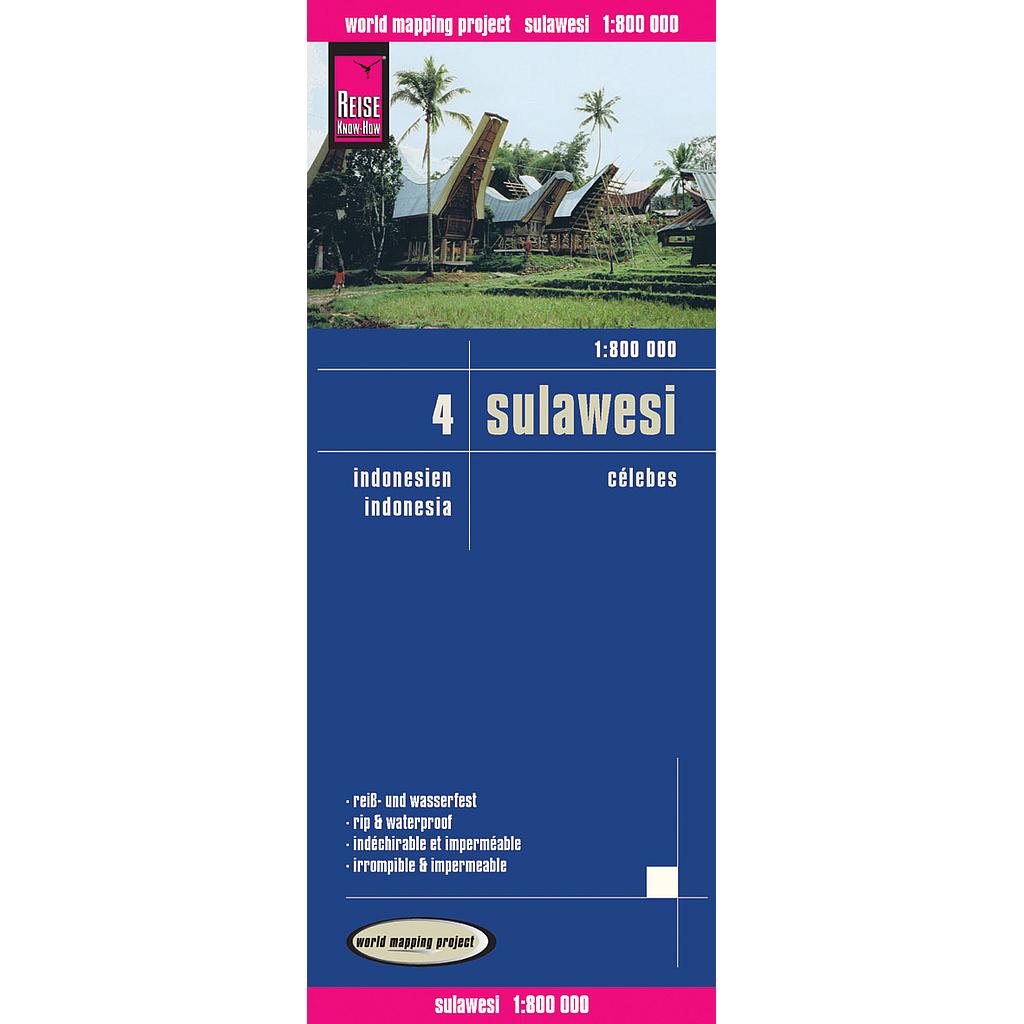 [REISE.1480] REISE.1480 - Indonesië 4 Sulawesi rkh r/v (r) wp GPS - 1/800