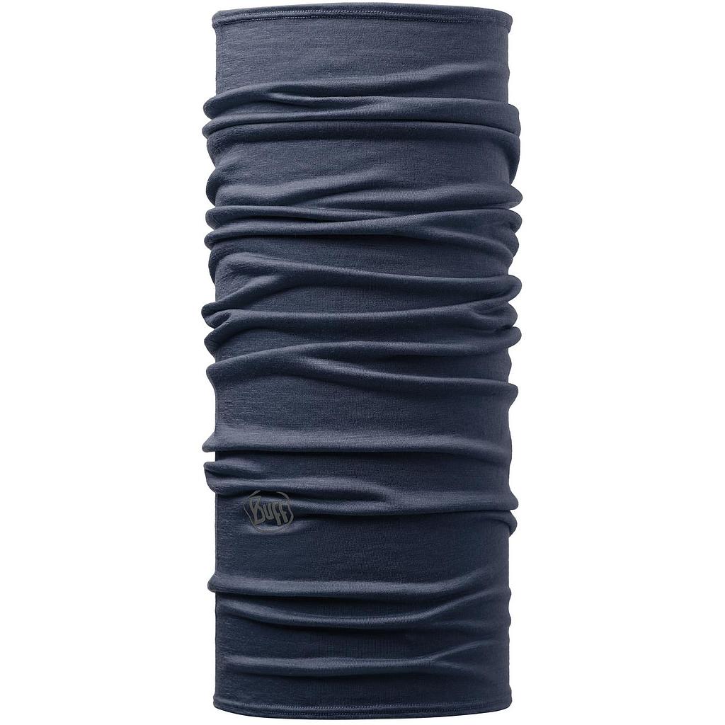 [108811] Ligthweight Merino Wool Neckwarmer Solid Denim