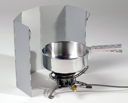 [052200] Aluminium Windscherm Oprolbaar - 18 cm hoog