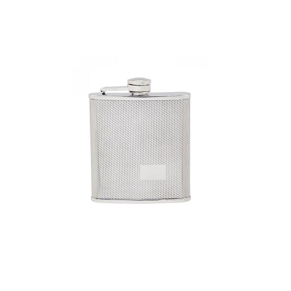 [180900] Hip Flask Dull Design - 180 ml Roestvrij Staal