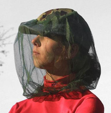 [380160] Mosquito Hat Net Olive