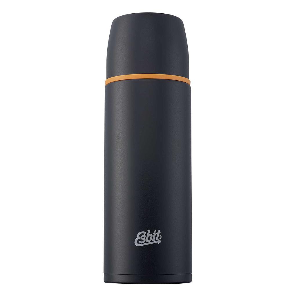 [1ESB-VF1000ML.] Classic Thermosfles - 1 Liter - Zwart - RVS