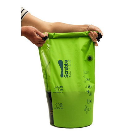 [710300] Scrubba Travel Washer Wash Bag Oasis (Groen)