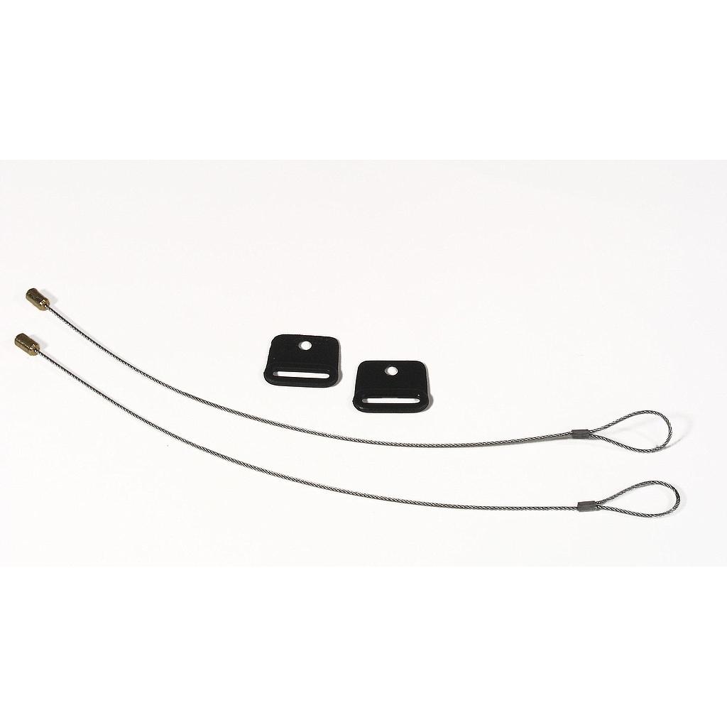 [OE125] Diefstalbeveiling voor tassen QL2/QL2.1 Lang - E125 Silver