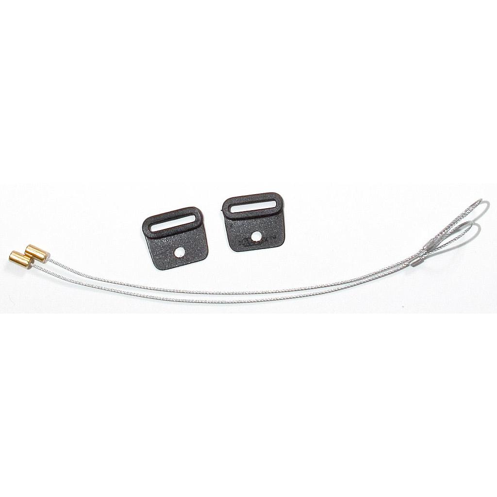 [OE124] Diefstalbeveiliging voor tassen QL2/QL2.1 Kort Silver