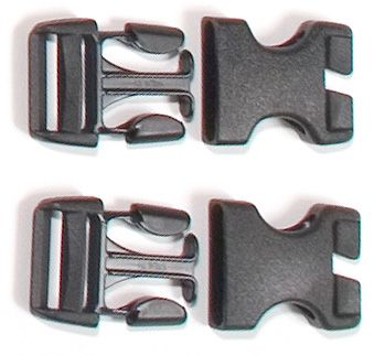 [OE135] Stealth Buckles Rack-Pack Spare Part - E135 Black