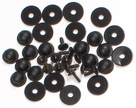 [OE102] Universal Screw Set Ql1/Ql2 Panniers Black