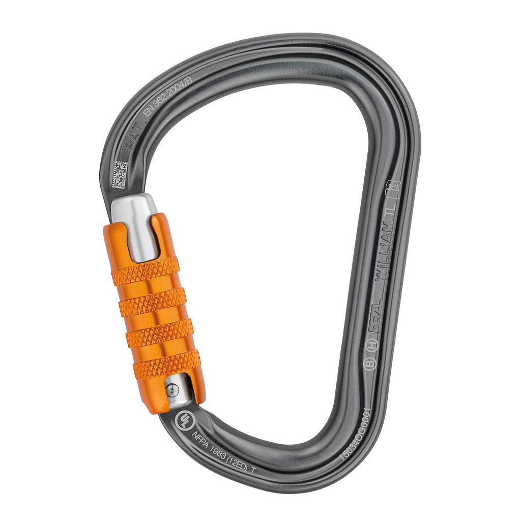 [M36A TL] William Carabiner Triact-Lock - Grijs