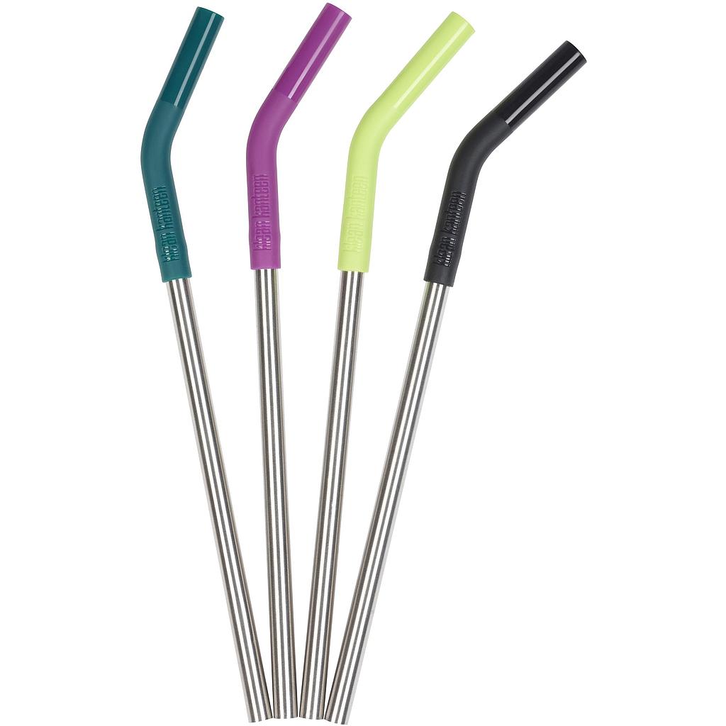 Steel Straws /4 Pack - Pints And Tumblers Multi Color/Steel
