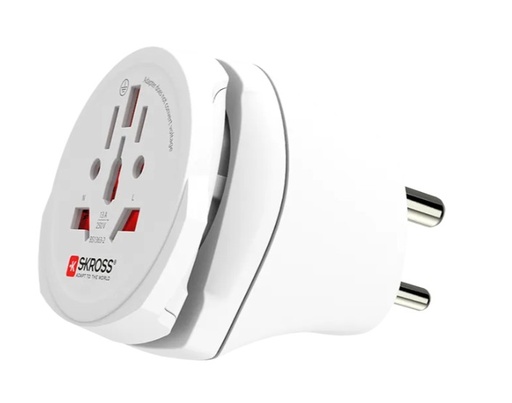 [00771294] Reisstekker Combo Wereld naar India