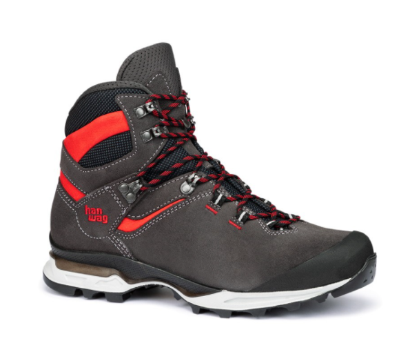 Tatra Light Leder Asphalt/Red