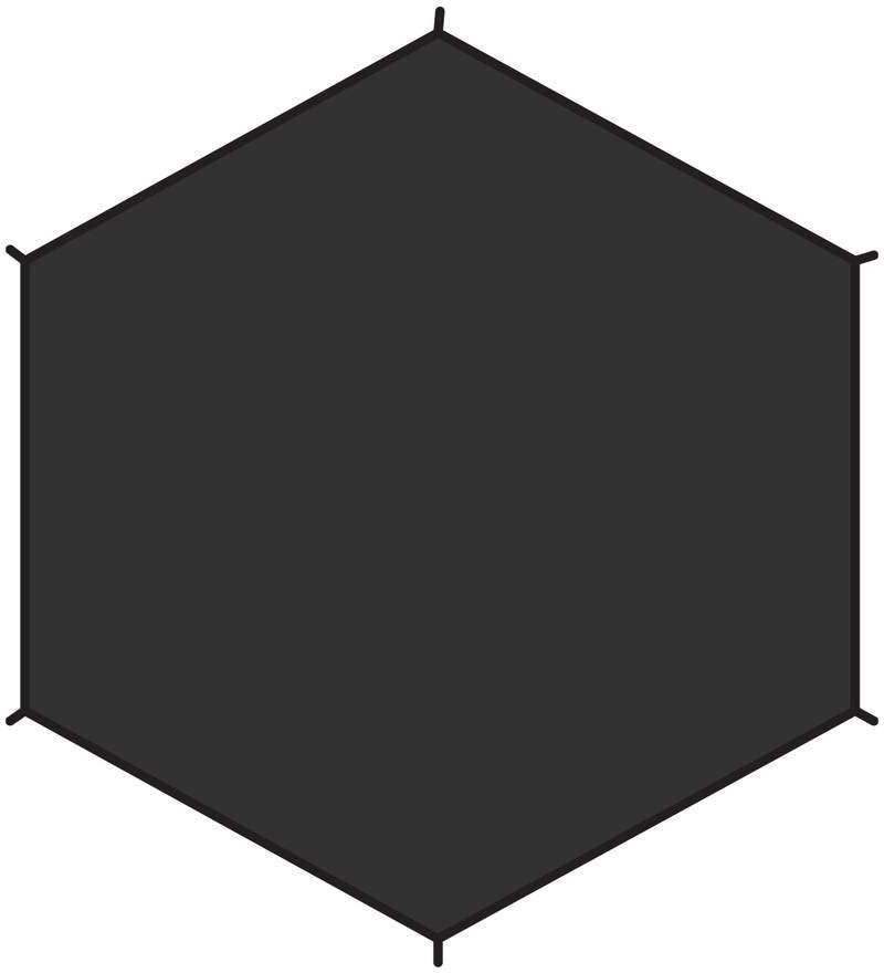 [F54820 550] Dome 2 Footprint Black