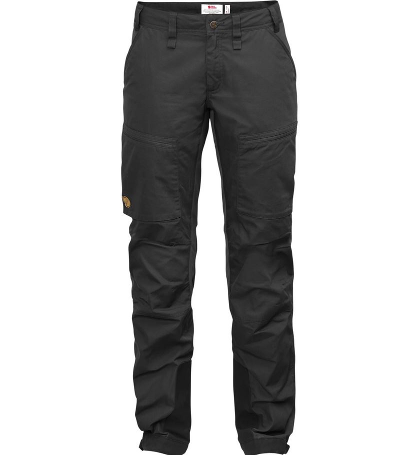 Abisko Lite Trekking Trousers Dames Short Dark Grey