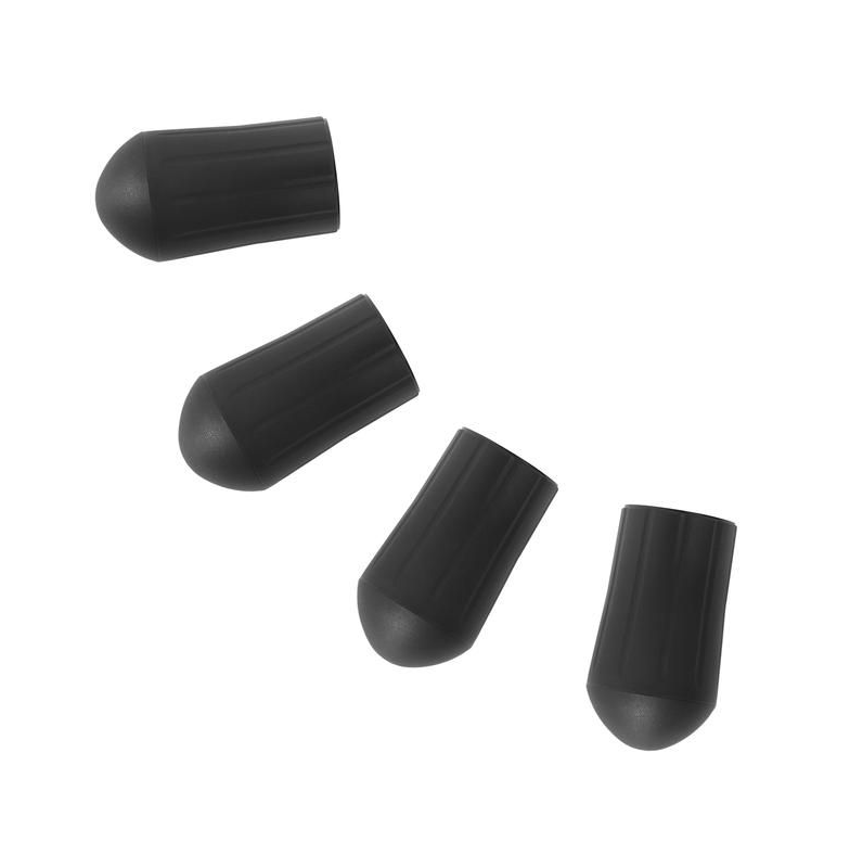 [12770] Chair Rubber Foot One ø14 (4pcs/set)
 Black