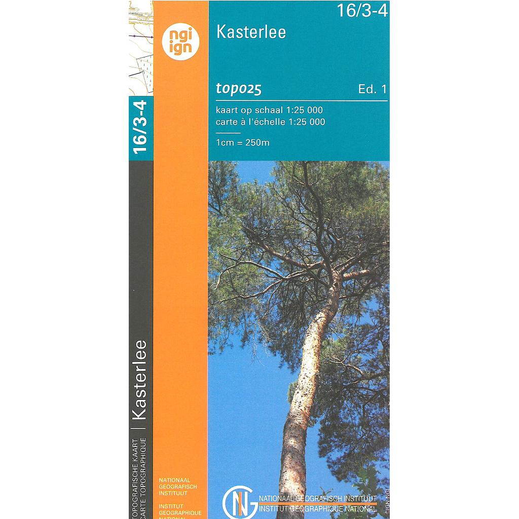 [NGIB-16/3-4 x] 16/3-4 Kasterlee 25d ngi - 1/25