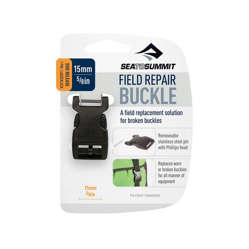 [AFRB15SRPA] Field Repair Buckle - 15mm Side Release 1 pin Black