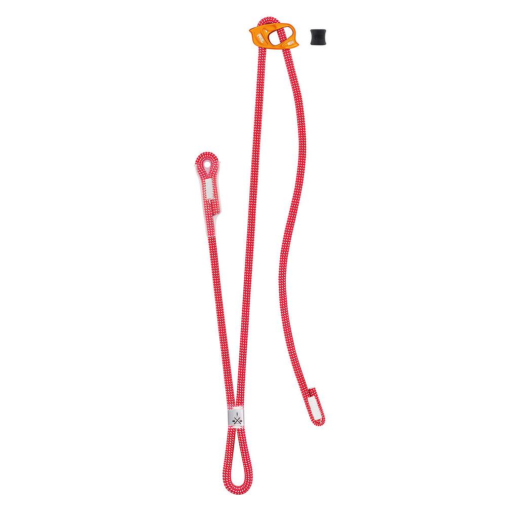 [L035BA00] Dual Connect Adjust Lanyard Red