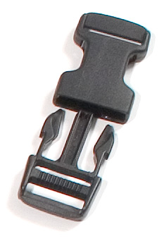 [OE51] Buckle 25 mm 1 Piece Black