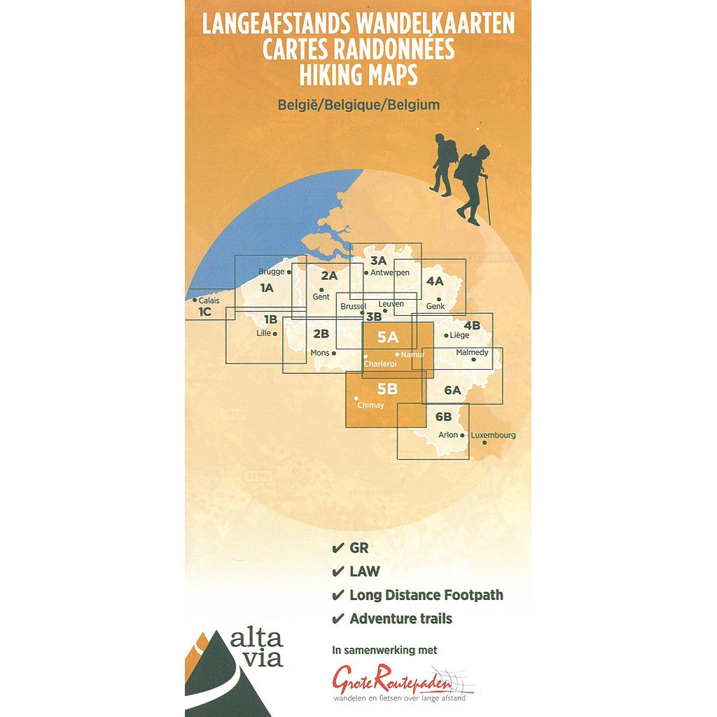 [ALTA.W05] 5 GR Namen & Franse Ardennen 1:85.000