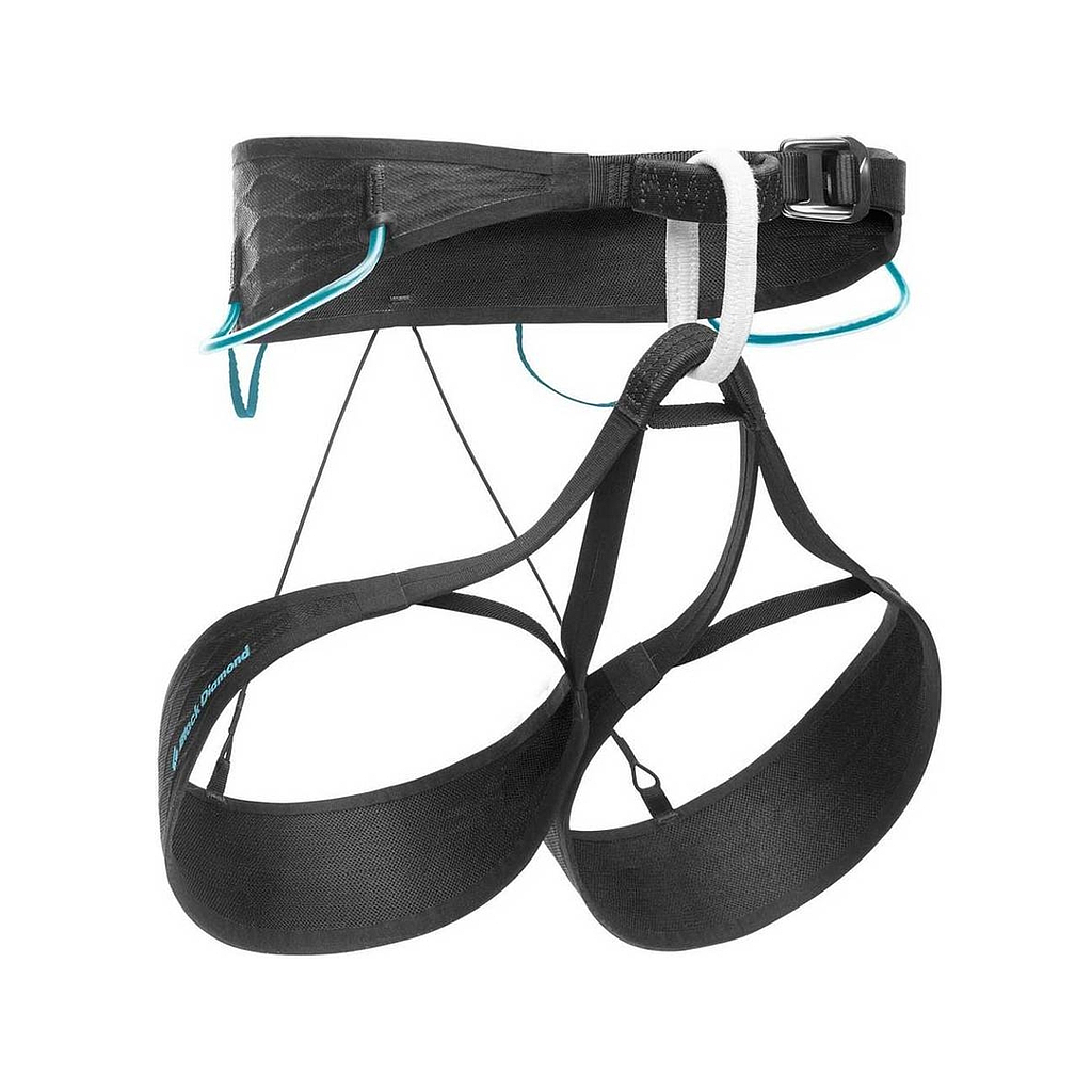 W's Airnet Harness Black-Aqua Verde