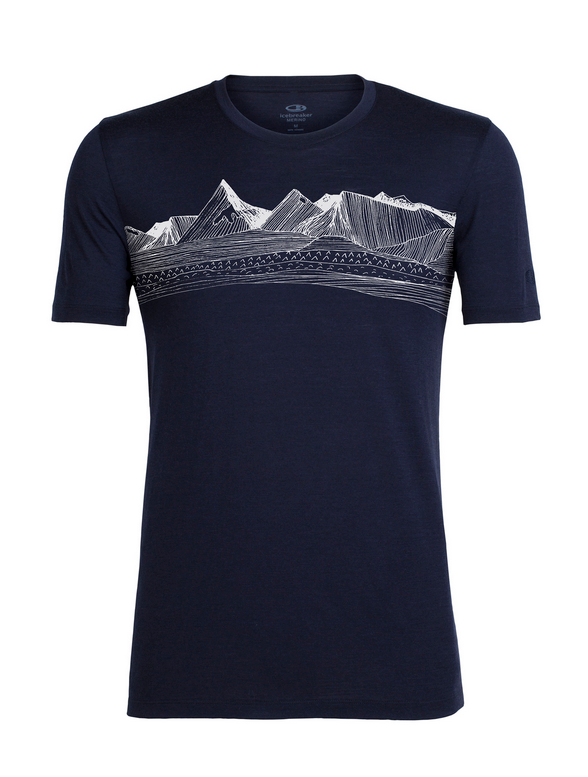 M's Tech Lite Short Sleeve Crewe Hill - XL Midnight Navy III