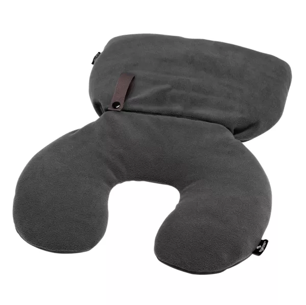 [EC041178012] 2-in-1 Travel Pillow - Charcoal Charcoal