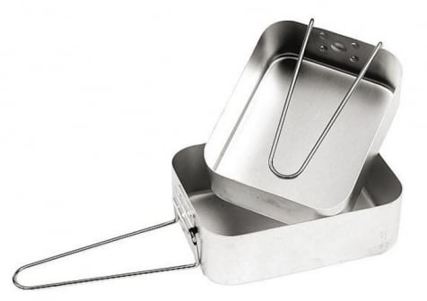 [2200230] Pannenset - Gamelle - 2 - Delig - Aluminium