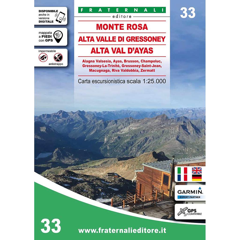 Monte Rosa - Alta Valle di Gressoney - Alta Val d'Ayas 1/25