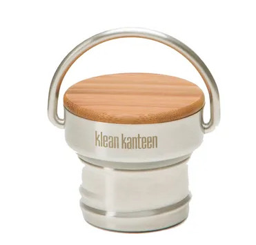 [1009048] Bamboodop (voor Classic flessen) Brushed Stainless