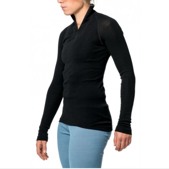 [72210020] Zip Turtleneck Lite Black