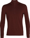 200 Oasis Long Sleeve Half Zip Heren Espresso