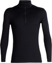 200 Oasis Long Sleeve Half Zip Heren Black