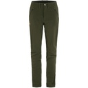 Abisko Trail Stretch Trousers Dames Deep Forest