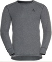 Active Warm Eco L/S Top Crew Neck Heren Odlo Steel Grey Melange