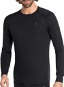 Active Warm Eco L/S Top Crew Neck Heren Black