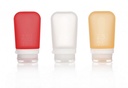 GoToob+ 3-Pack - Medium - 74 ml  Clear/Red/Orange